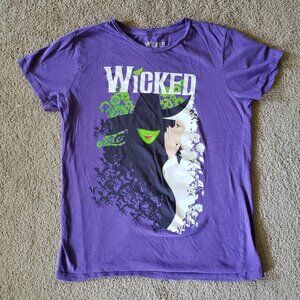 Wicked Fade Key Art Tee official broadway merch Elphaba Glinda